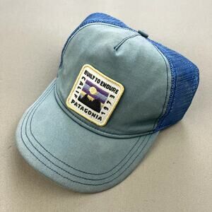 Patagonia Hat Cap Snapback Trucker Womens Blue Ridge Rise Patch Layback Outdoor